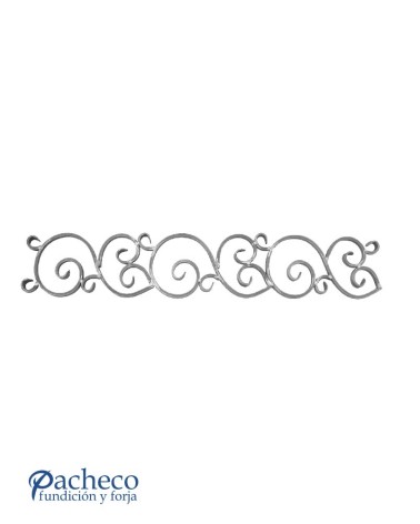 Solera de Forja con Volutas Pletina 16x8 mm