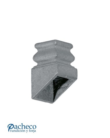 Macolla Ingleteada de Hierro Fundido para Escaleras para Cuadrado 16 - 20 mm