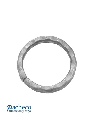 Aro de Forja Martillado Cuadrado 14 mm