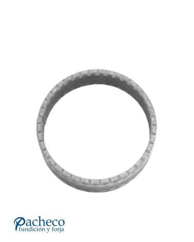 Aro de Forja Estampado Pletina 14x6 - 20x6 mm