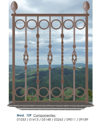 Aro de Forja Liso Cuadrado 10 - 14 mm