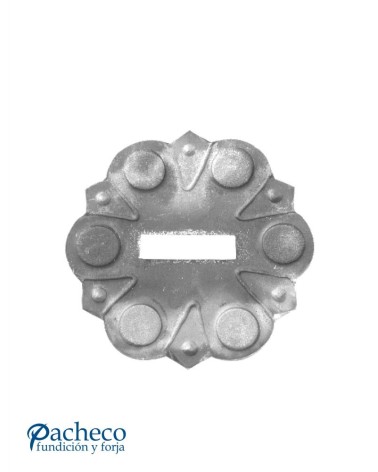 Base Circular de Forja para Pletina 30x10 mm / 40x10 mm