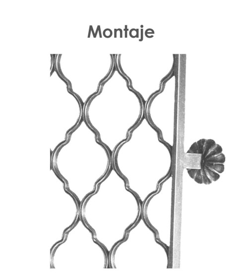 Base Circular de Forja para Pletina 30x10 mm / 40x10 mm