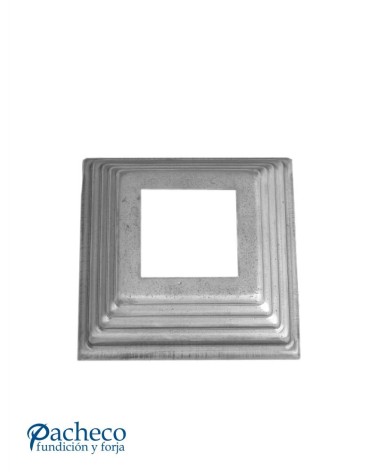 Base Cuadrada de Forja Estampada para Cuadrado 12 - 14 - 16 - 20 - 25 - 30 - 40 - 50 mm