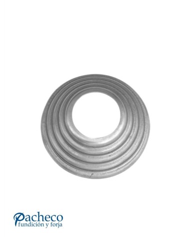 Base Circular de Forja Estampada para Redondo 25 - 30 - 40 - 50 - 60 mm