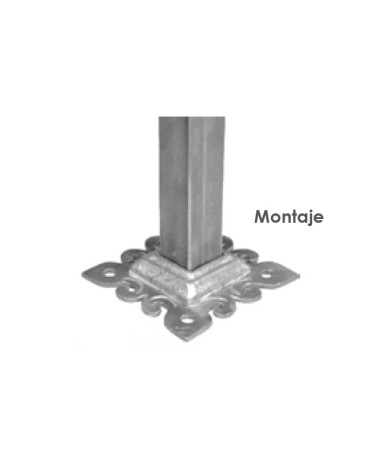 Placa de Chapa Cuadrada Espesor 4 mm