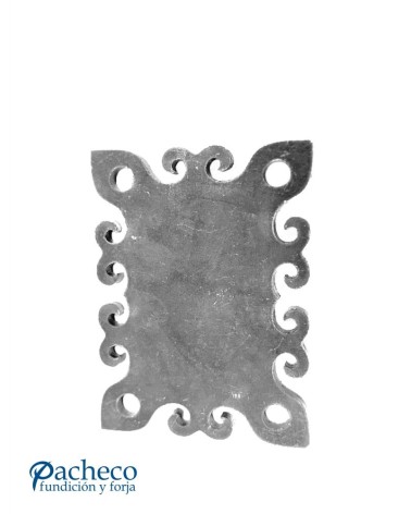 Placa de Chapa Cuadrada Espesor 8 mm