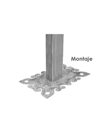 Placa de Chapa Cuadrada Espesor 8 mm