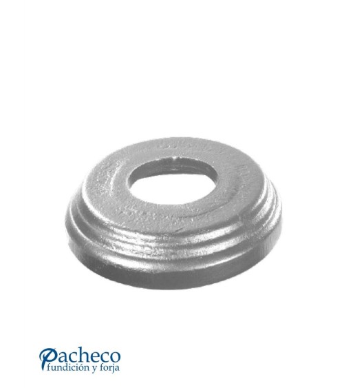 Base Circular de Forja Estampada para Redondo 12 - 14 - 16 - 20 - 25 - 30 - 40 mm