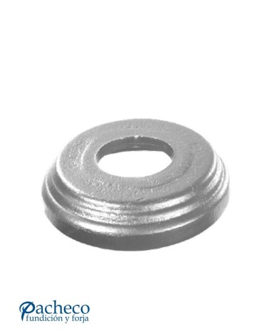 Base Circular de Forja Estampada para Redondo 12 - 14 - 16 - 20 - 25 - 30 - 40 mm