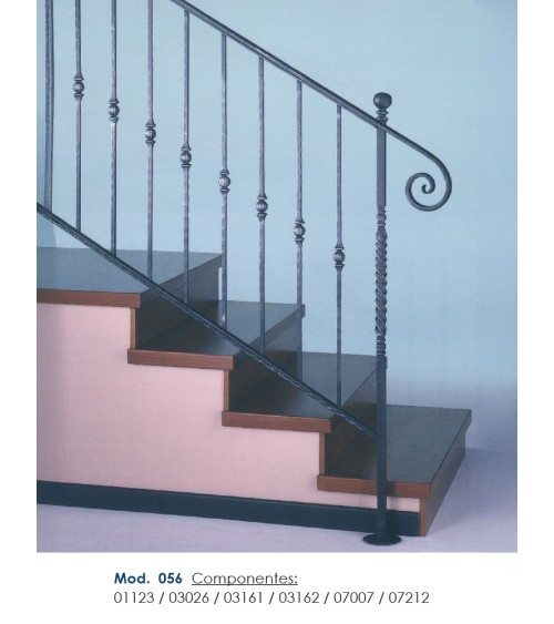 Base Cuadrada de Hierro Forjado Estampada para Cuadrado 12 - 14 - 16 - 20 - 25 - 30 - 40 mm