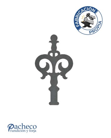 Lanza de Hierro de Láser 150x70 mm Espesor 3 mm