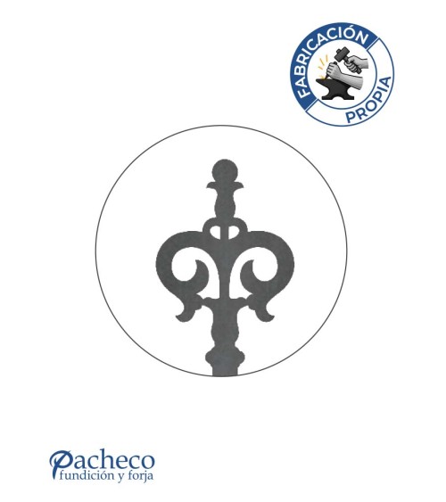 Lanza de Hierro de Láser 150x70 mm Espesor 3 mm