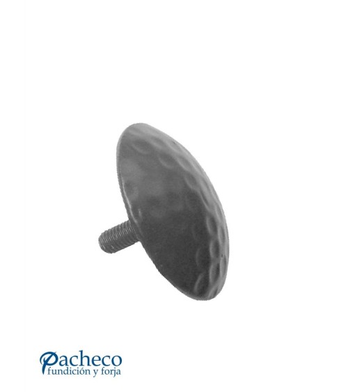 Clavo de Forja Martilleado en Negro Satinado Espesor 2 mm