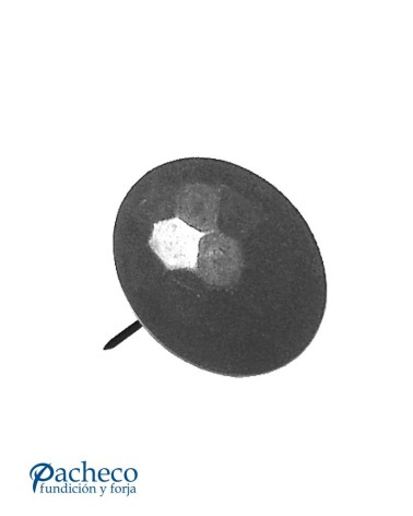 Clavo de Forja Martilleado en Negro Saatinado para Puertas Rústicas