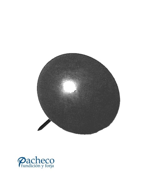 Clavo de Forja Liso en Negro Satinado