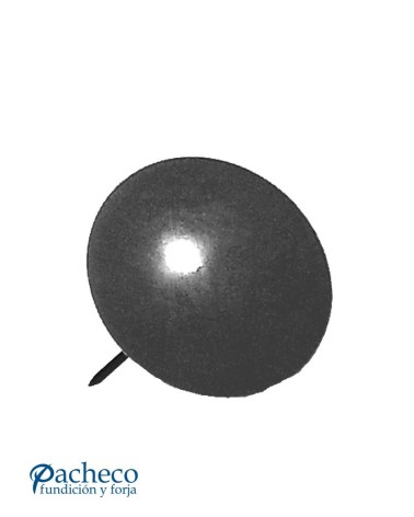 Clavo de Forja Liso en Negro Satinado