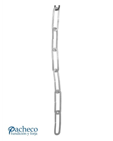 Cadena de Eslabones de Forja 150x40 mm Pletina 3 mm