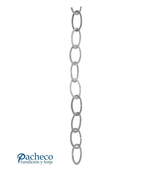 Cadena de Eslabones de Forja Pletina 90x47mm 3 mm