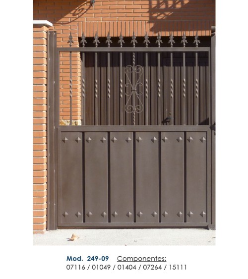 Clavo de Forja Liso Cuadrado en Negro Satinado