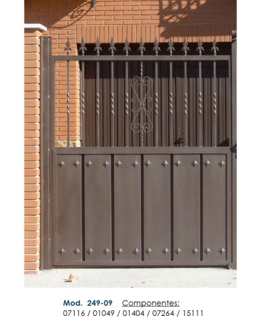 Clavo de Forja Liso Cuadrado en Negro Satinado