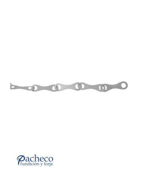 Cadena de Eslabones de Forja 150x43 mm Pletina 3 mm