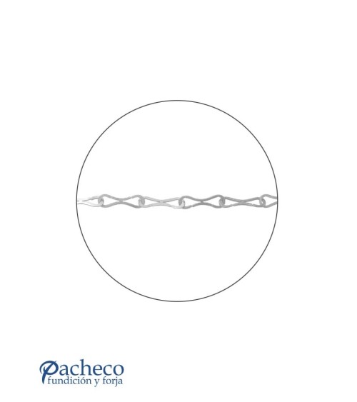 Cadena de Eslabones de Forja 90x25 mm Pletina 3 mm