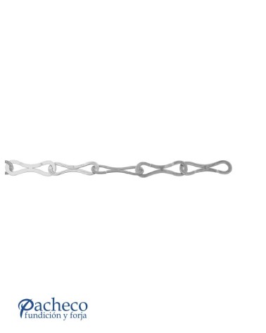 Cadena de Eslabones de Hierro Forjado 150x43 mm Pletina 3 mm