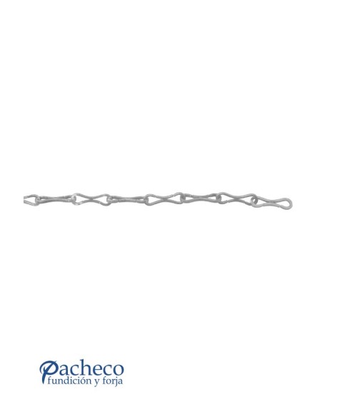 Cadena de Eslabones de Hierro Forjado 90x26 mm Pletina 6 mm