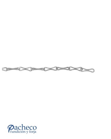 Cadena de Eslabones de Hierro Forjado 90x26 mm Pletina 6 mm