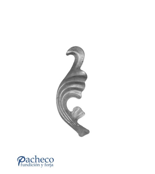 Hoja de Adorno de Forja DCHA Espesor 3 mm