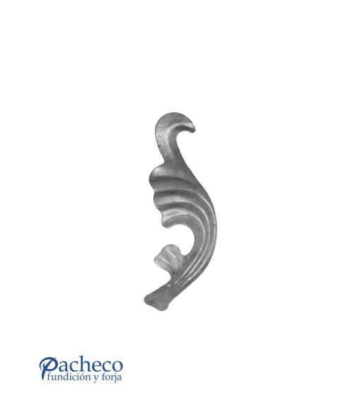 Hoja de Adorno de Forja IZQ Espesor 3 mm