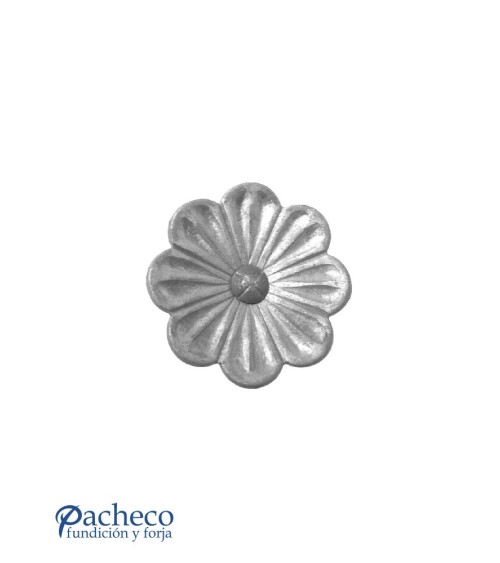 Adorno de Forja en forma de Rosetón Espesor 4 mm