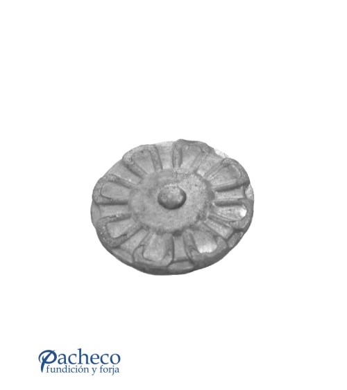 Rosetón de Hierro Forjado Adorno de Hierro Espesor 5 mm