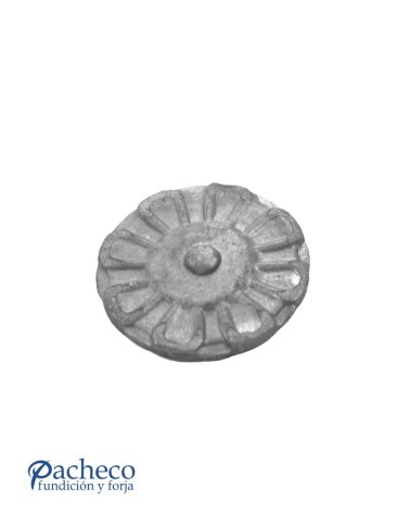 Rosetón de Hierro Forjado Adorno de Hierro Espesor 5 mm