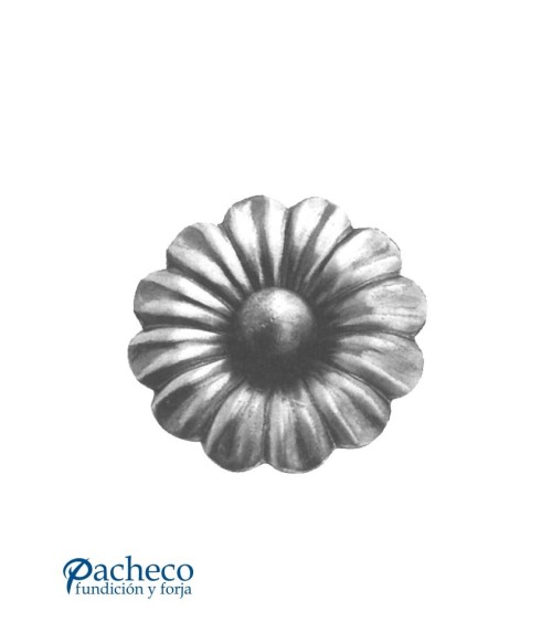 Rosetón de Hierro Forjado Espesor 3 mm