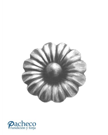 Rosetón de Hierro Forjado Espesor 3 mm