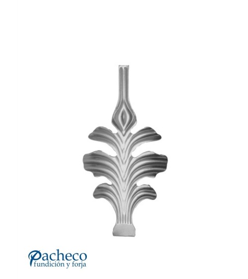 Hoja Ornamental de Hierro Forjado Espesor 4 mm