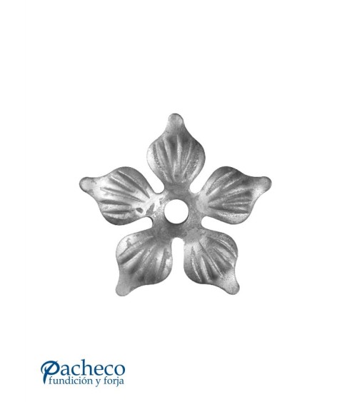 Adorno de Forja en Forma de Flor para Redondo 10 mm