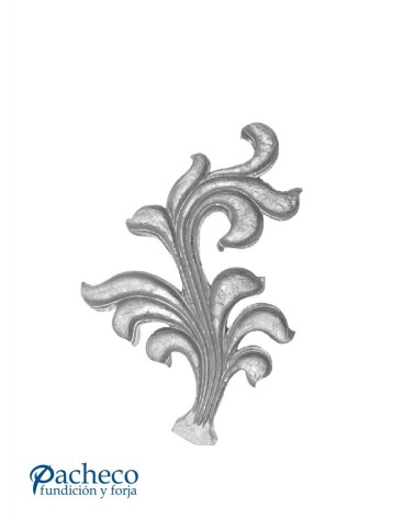 Hoja DCHA de Forja Relieve una Sola Cara Espesor 6 mm