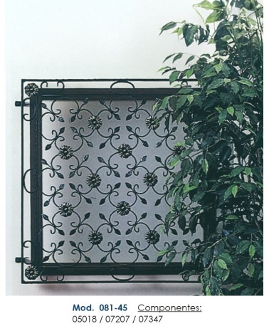 Rosetón de Hierro Forjado Espesor 3 mm