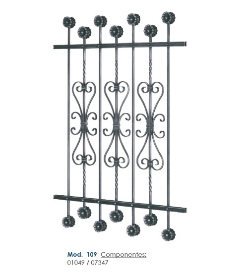 Rosetón de Hierro Forjado Espesor 3 mm