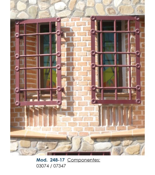 Rosetón de Hierro Forjado Espesor 3 mm