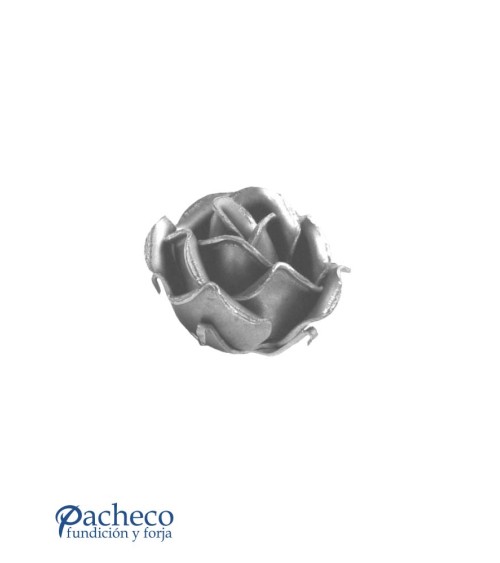 Rosa de Hierro Forjado Decorativa