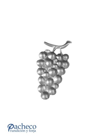 Racimo de Uvas de Forja con Relieve Una Cara con Rama Espesor 0,5 mm