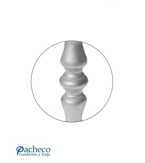 Macolla de Hierro Fundido Circular para Redondo 16 mm