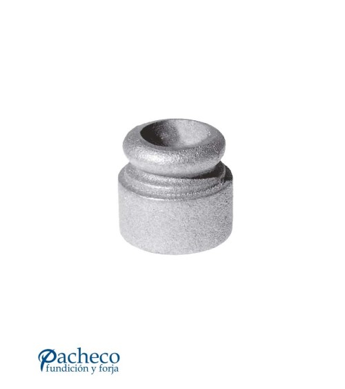 Macolla de Hierro Fundido Simple Cilindrica para Redondo 20 mm