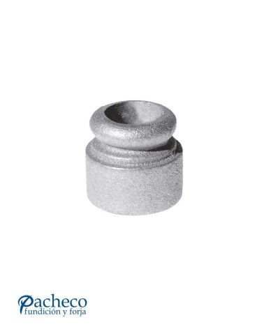 Macolla de Hierro Fundido Simple Cilindrica para Redondo 20 mm