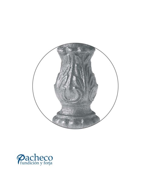 Macolla de Hierro Fundido Ornamental para Redondo 14 - 16 mm