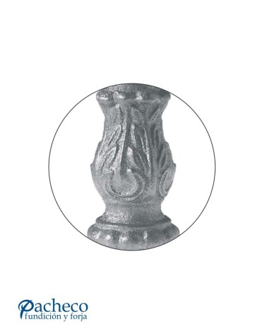 Macolla de Hierro Fundido Ornamental para Redondo 14 - 16 mm